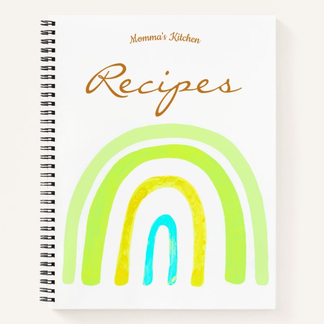 Mamas Küche Boho Rezepte Notizbuch (Vorderseite)