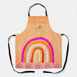 Mamas Kücheninsel Regenbogen Schürze