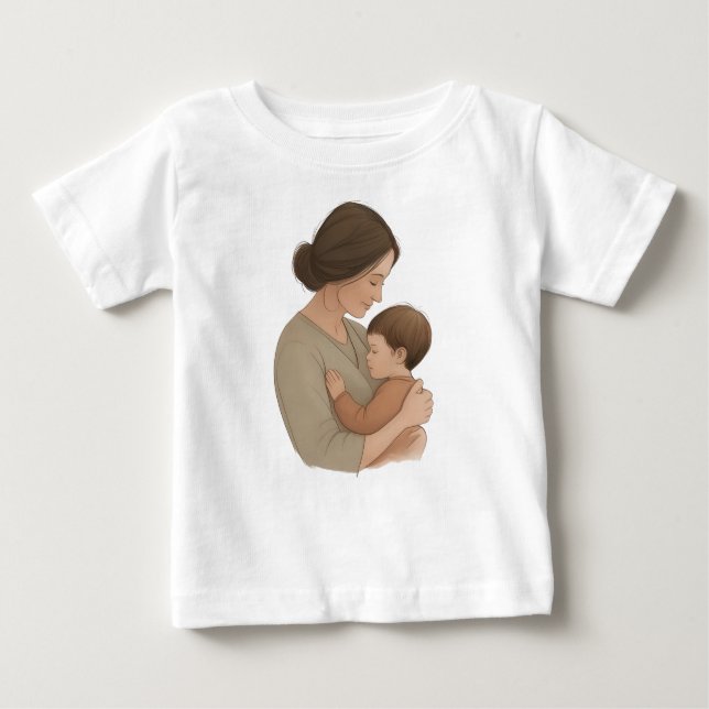 Mamas kuscheln baby t-shirt (Vorderseite)