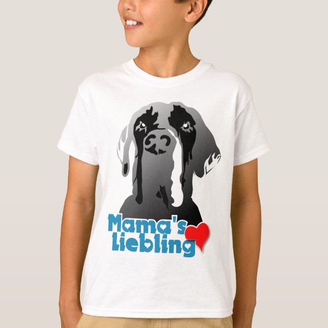 Mama's Liebling T-Shirt (Vorderseite)
