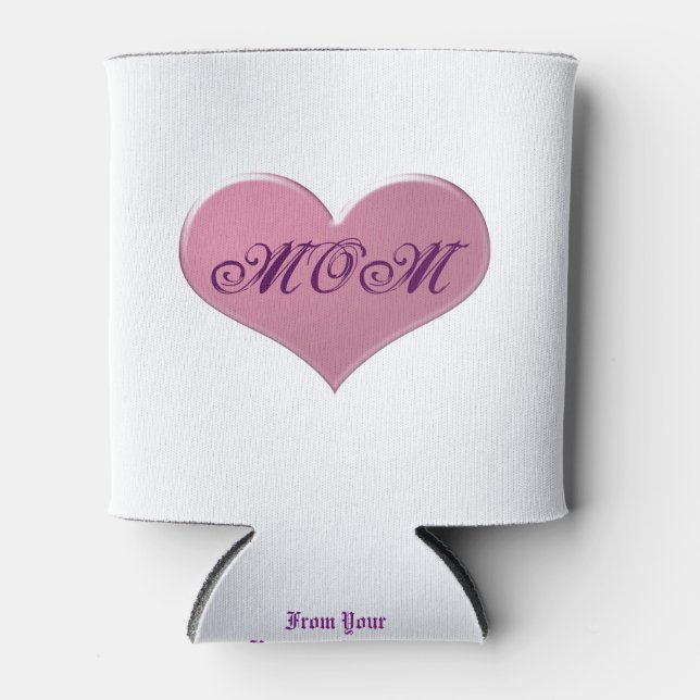 Mama's Lieblingsgetränk gemütlich Dosenkühler (Vorderseite)