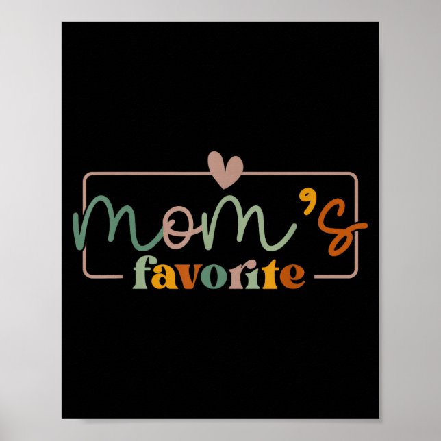 Mamas Lieblingswitz zum Muttertag  Poster (Vorne)