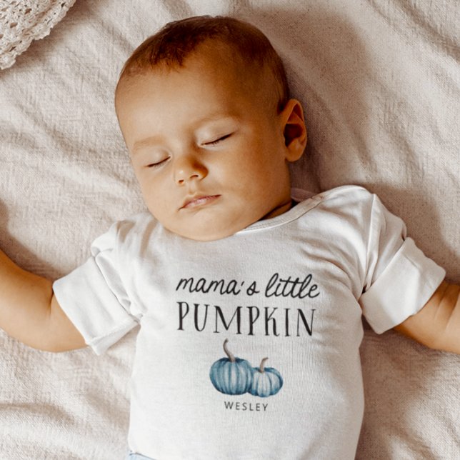 Mama's Little Pumpkin Fall Boy Baby Strampler (Von Creator hochgeladen)