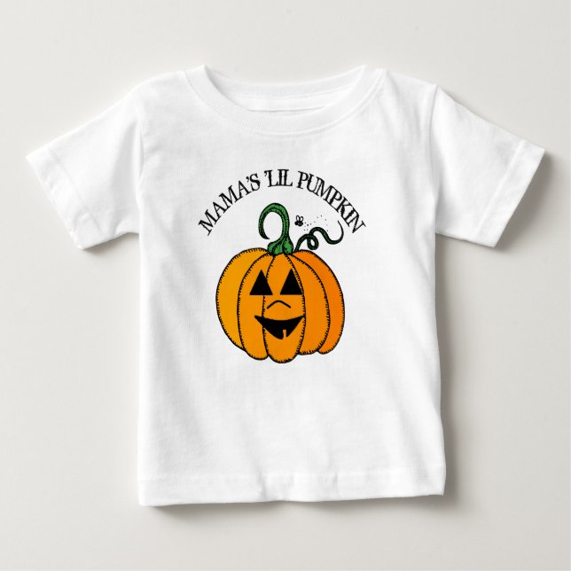 Mama's Little Pumpkin Halloween Shirt (Vorderseite)