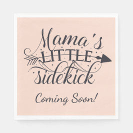 Mamas Little Sidekick Babydusche Napkins Serviette