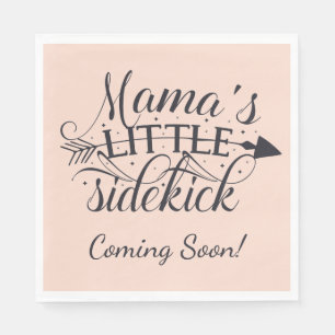 Mamas Little Sidekick Babydusche Napkins Serviette
