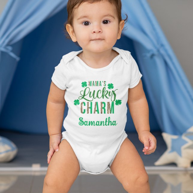 Mama's Lucky Charm St. Patrick's Day Baby Strampler (Von Creator hochgeladen)