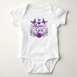 Mamas Mädchen Schmetterling Wasserfarbe Florales D Baby Strampler