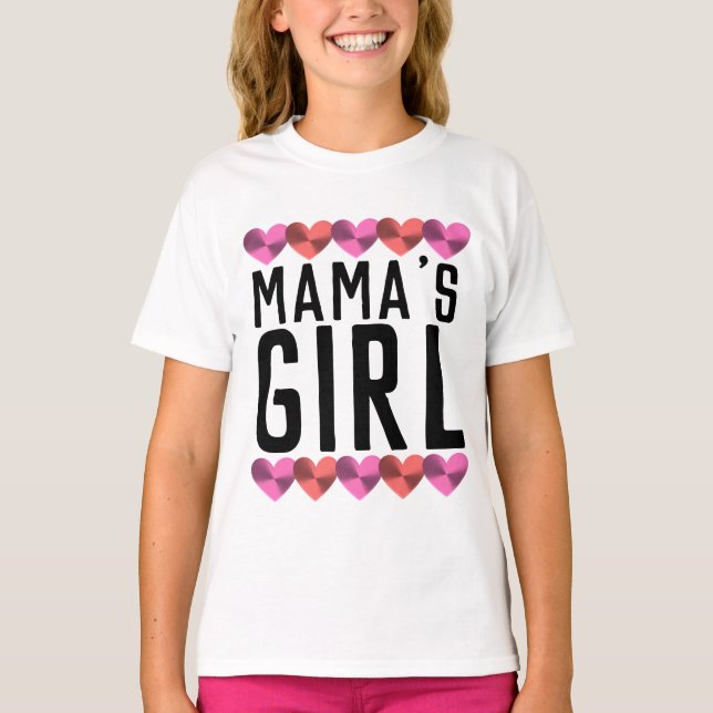 MAMA'S MÄDCHERE KIDS MÄDCHEN T - Shirt (Vorderseite)