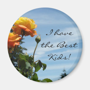 Mamas Magneten Ich habe die besten Kinder! Rose Ki Magnet