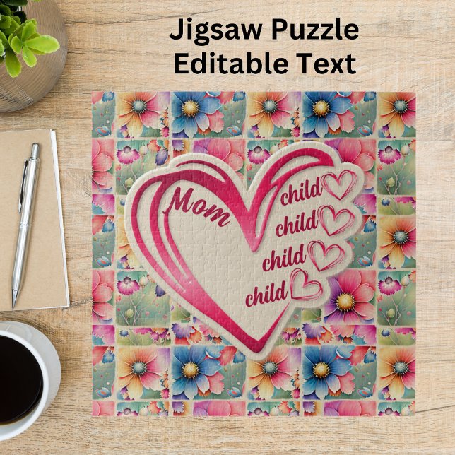Mamas mit personalisiertem Namen überall in der Dr Puzzle (Von Creator hochgeladen)