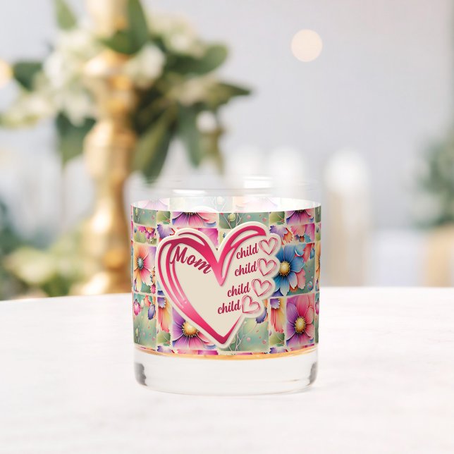 Mamas mit personalisiertem Namen überall in der Dr Whiskyglas (Insitu (Hochzeit))