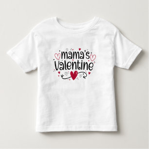 Mamas niedliche Herzen Kleinkind T-shirt