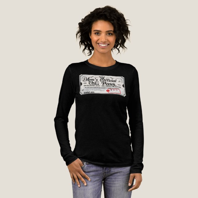 Mamas offizieller Chill-Pass Tri-Blend Shirt (Volle Vorderseite)