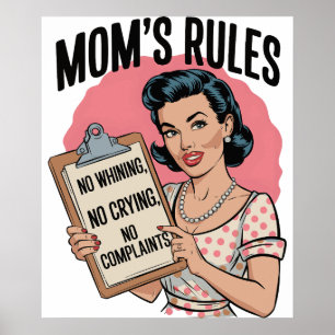 Mamas Regeln – Kein Gejammer, Kein Weinen, Keine B Poster