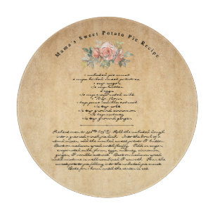 Mamas Rezept Familie Heirloom benutzerdefinierten Schneidebrett