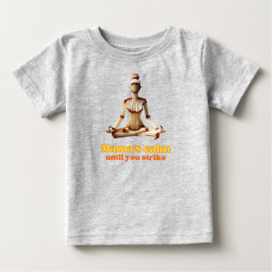 Mamas ruhige, sonnige Yoga-Mama Baby T-shirt