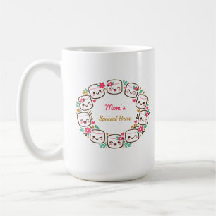 Mamas spezieller Blumenkranz-Becher Muttertag 2026 Kaffeetasse