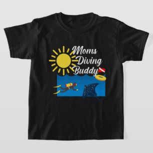 Mamas tauchen Buddy Design - Kids' Basic T - Shirt
