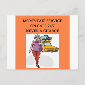 Mama's Taxi Postkarte