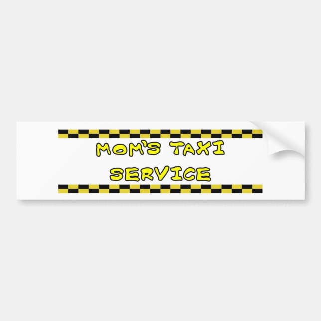 MAMAS TAXI SERVICE AUTOAUFKLEBER (Vorne)