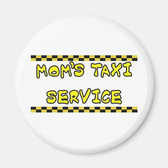 MAMAS TAXI SERVICE MAGNET (Vorne)