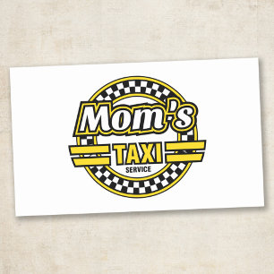 Mamas Taxi-Service Rechteckiger Aufkleber