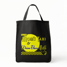 Mamas Taxi und Drive Thru Grill Sprichwort Tasche