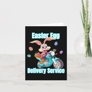 Mamas Vater Ostereier Lieferservice Bunny Motorrad Karte