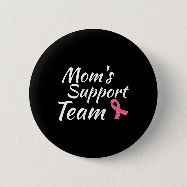 Mamas zur Brustkrebsplanung unterstützen Teambewus Button (Vorderseite)