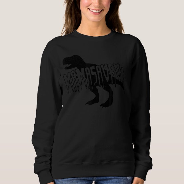 Mamasaurus Dinosaur Rex Muttertag Momma Mama 1 Sweatshirt (Vorderseite)
