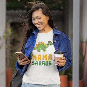 Mamasaurus Dinosaur Stegosaurus Muttertag T-Shirt