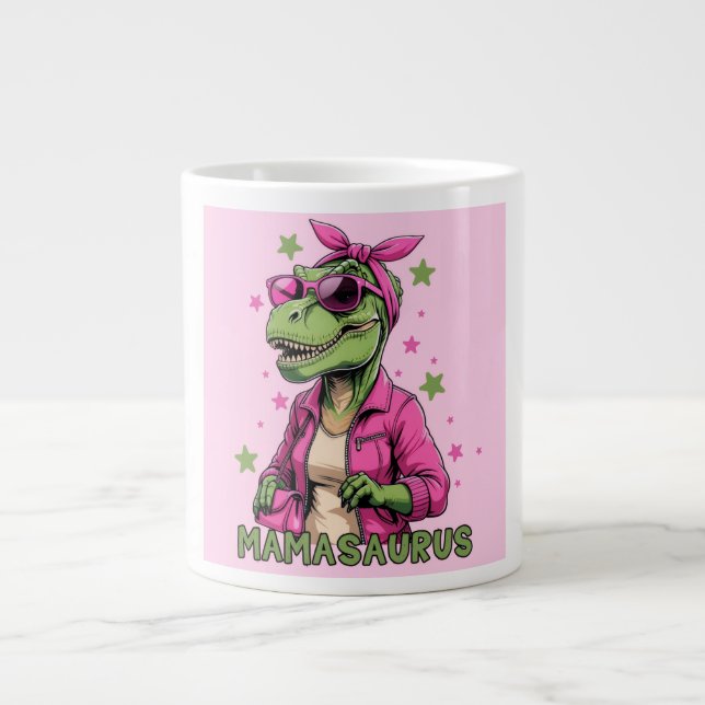 Mamasaurus Jumbo-Tasse (Vorderseite)
