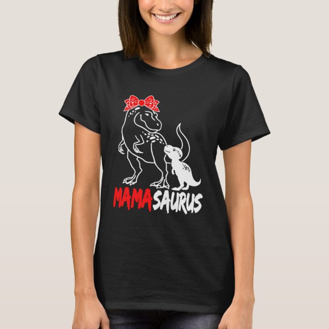 Mamasaurus Mama Rex Dinosaur Mother s Day T-Shirt (Vorderseite)