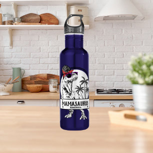 Mamasaurus Mama T rex Dino Funny Individuelle Name Edelstahlflasche