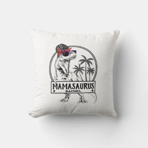 Mamasaurus Mama T rex Dino Funny Individuelle Name Kissen