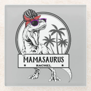 Mamasaurus Mama T Rex Dino Lustig Benutzername Glasuntersetzer
