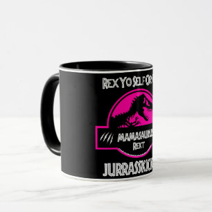 Mamasaurus Rekt Mama Dinosaur Kaffee Tasse
