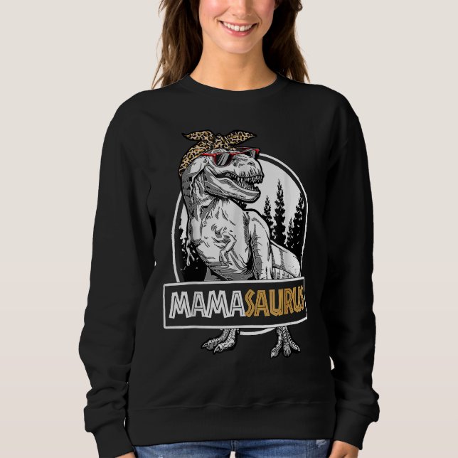 Mamasaurus Rex Dinosaur Mama Saurus Familie Matchi Sweatshirt (Vorderseite)