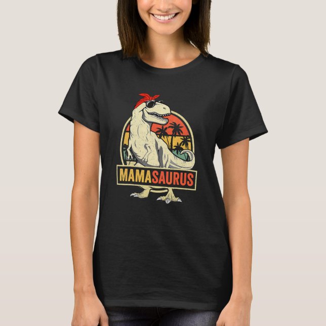 Mamasaurus Rex Dinosaur Mama Saurus Familie Matchi T-Shirt (Vorderseite)