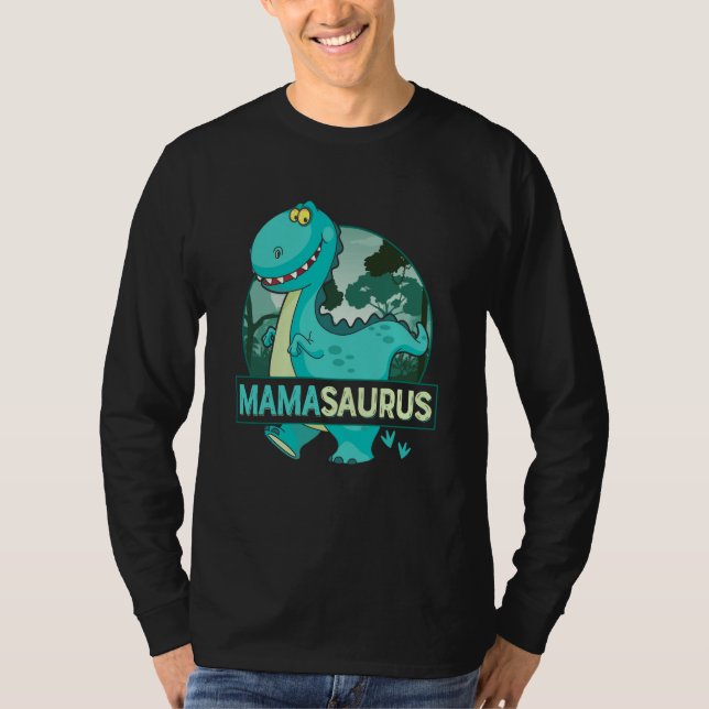 Mamasaurus Rex Dinosaur Mama Saurus Family Matchin T-Shirt (Vorderseite)