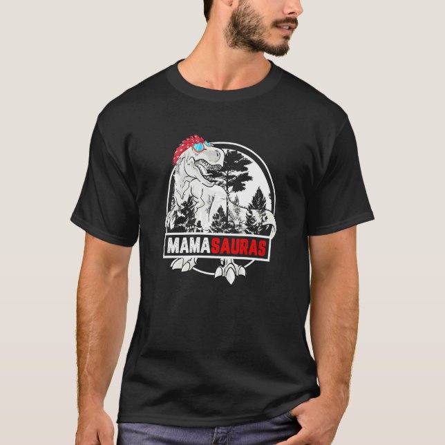 Mamasaurus Rex Mama Saurus Dinosaur Mutter T-Shirt (Vorderseite)