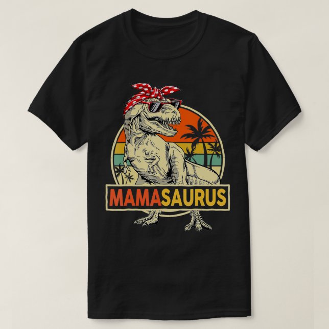 Mamasaurus T Re Dinosaur Mama Saurus Family Matchi T-Shirt (Design vorne)