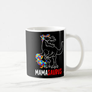 Mamasaurus T Rex Dinosaur Autismus-Bewusstsein Mam Kaffeetasse