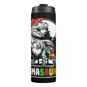 Mamasaurus T rex Dinosaur Kleidungsgeschenke. Funn Thermosbecher