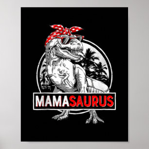 Mamasaurus T Rex Dinosaur Lustig Muttertag Für Poster