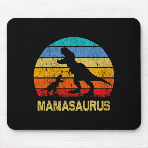 Mamasaurus T Rex Dinosaur Mama Saurus Familie T-Sh Mousepad
