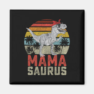Mamasaurus T Rex Dinosaur Mama Saurus Family Match Magnet