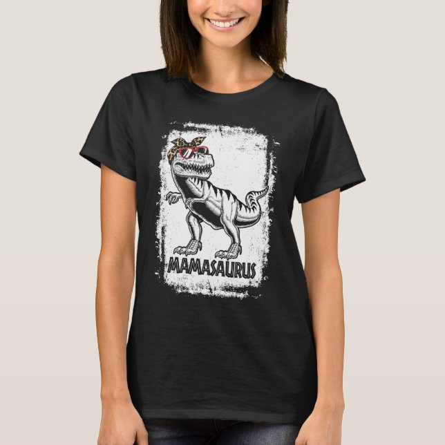 Mamasaurus T Rex Dinosaur Mutter Birthday Mama T-S T-Shirt (Vorderseite)