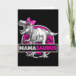 Mamasaurus T-Rex passendes lustiges Mutter Saurus Karte